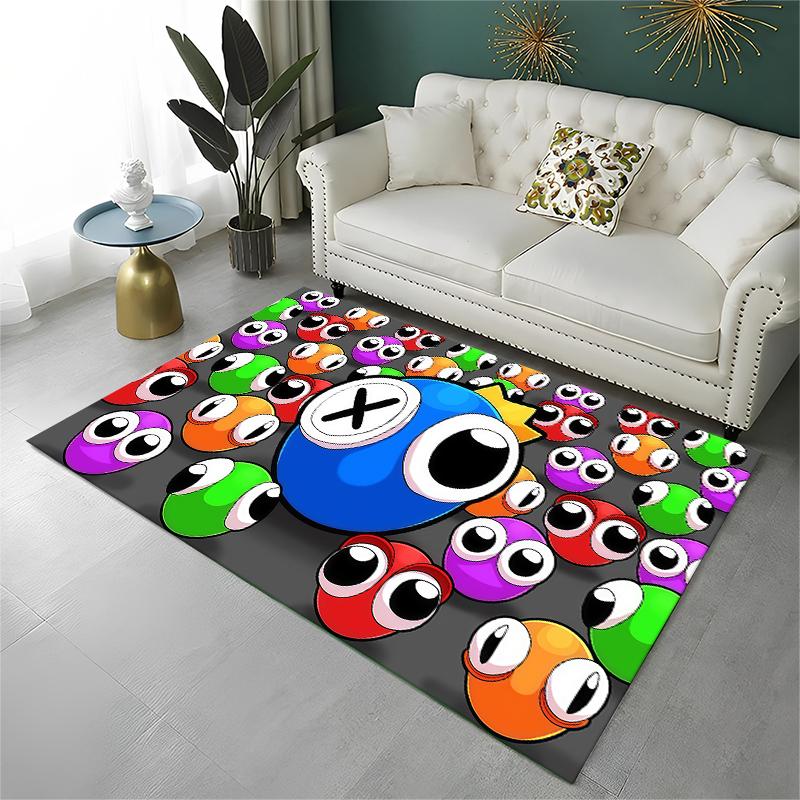 

Game R-Rainbow Friends Cartoon Carpet Rug for Playroom Bedroom Living Room Sofa Home Decor,kid Area Rug Non-slip Floor Mat 40x60cm