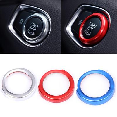 BMW 1 2 3 4 Serisi X1 F48 F20 F21 F30 F32 F33 F34 F36 F45 F46 Araba Motoru Başlatma Düğmesi Çıkartmaları Kontak Anahtarlık Trim Kapağı