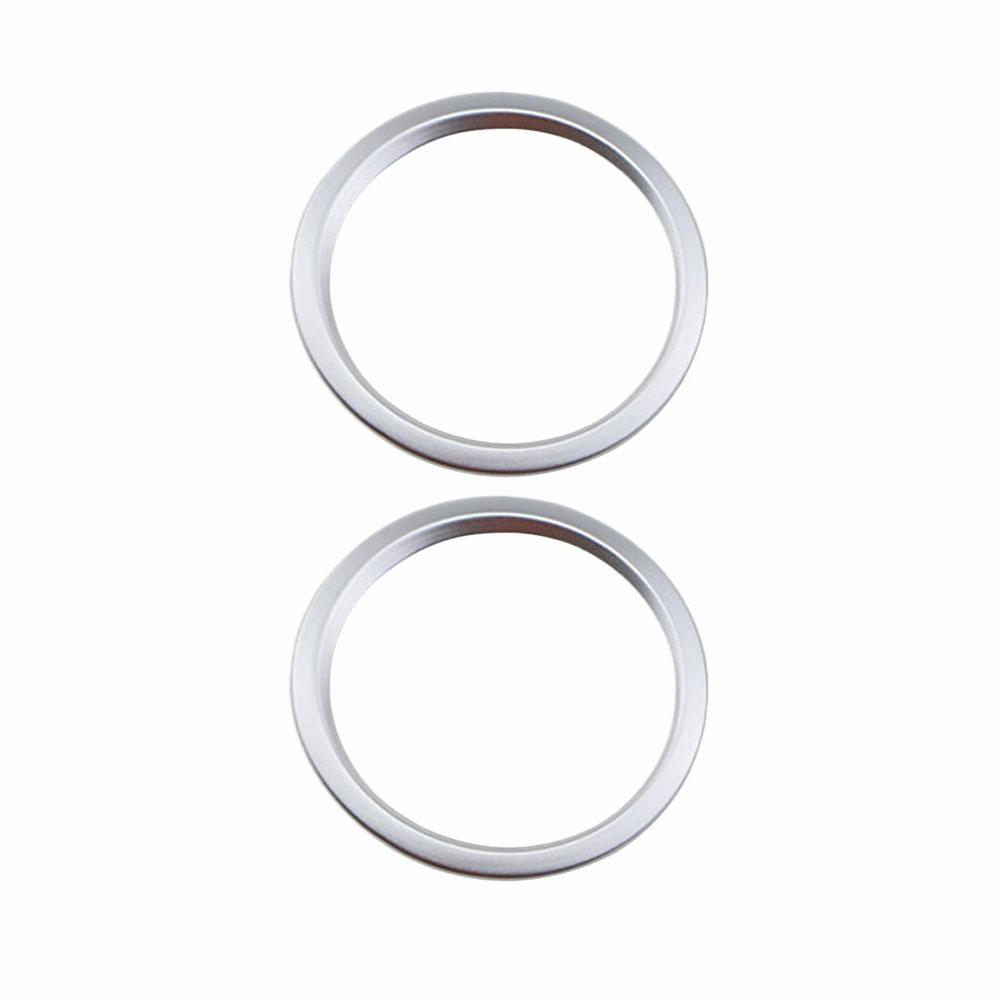 For Honda Vezel HRV HR-V 2014 - 2020 LHD AC Vent Outlet Ring Cover 2Pcs Front Air Conditioning Sticker Trim Interior Accessories