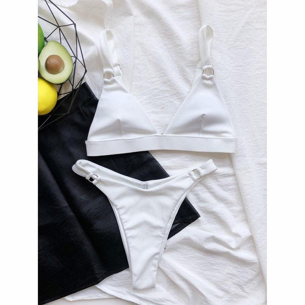Sexy Women Swimsuit Female Bikini Push Up Bikini Set Brazilian Swimwear Solid Biquini Swimming Suit Bathing Suit Beachwear
