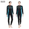 OUZO 3mm Diving Suit Men's Long-sleeved One-piece Thickened Warm Surfing Swimming Snorkeling