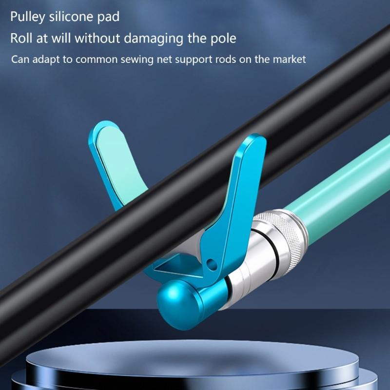 Portable Fishing Rod Holder Automatic Rebounds Fishing Poles Holder Brackets Silicone Pad U Shape Stand Enduring