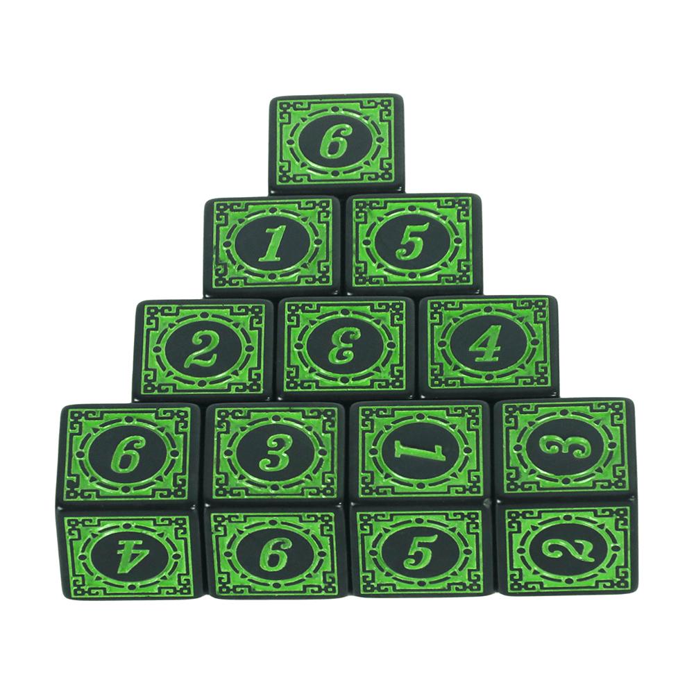 Würfel 10 Stück D6 6 Seiten für D&D Party Familienspiele RPG Würfel Als Sammlung