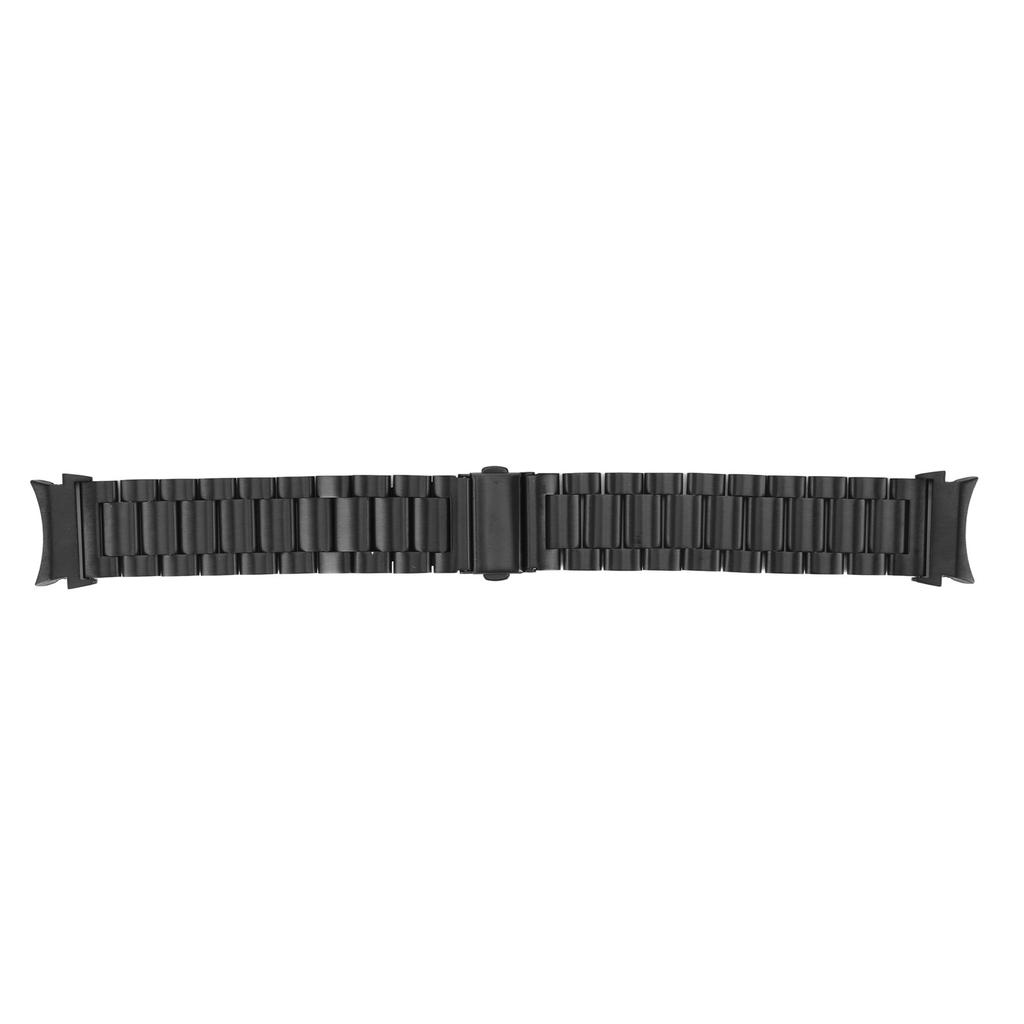 Stainless Steel Watch Band Compatible for Galaxy 4 Quick Release Solid Metal Watch Replacement Strap Black