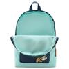 Nike Polyester Backpack Regular Men's Frost Green & Arsenal Marine Blue & Black Casual FZ7254-300