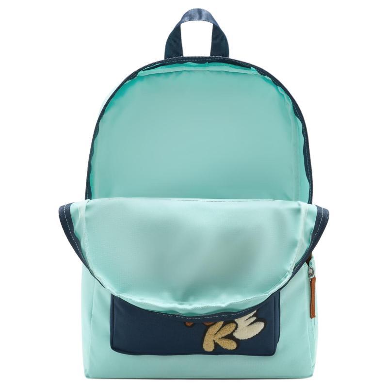 Nike Polyester Backpack Regular Men's Frost Green & Arsenal Marine Blue & Black Casual FZ7254-300