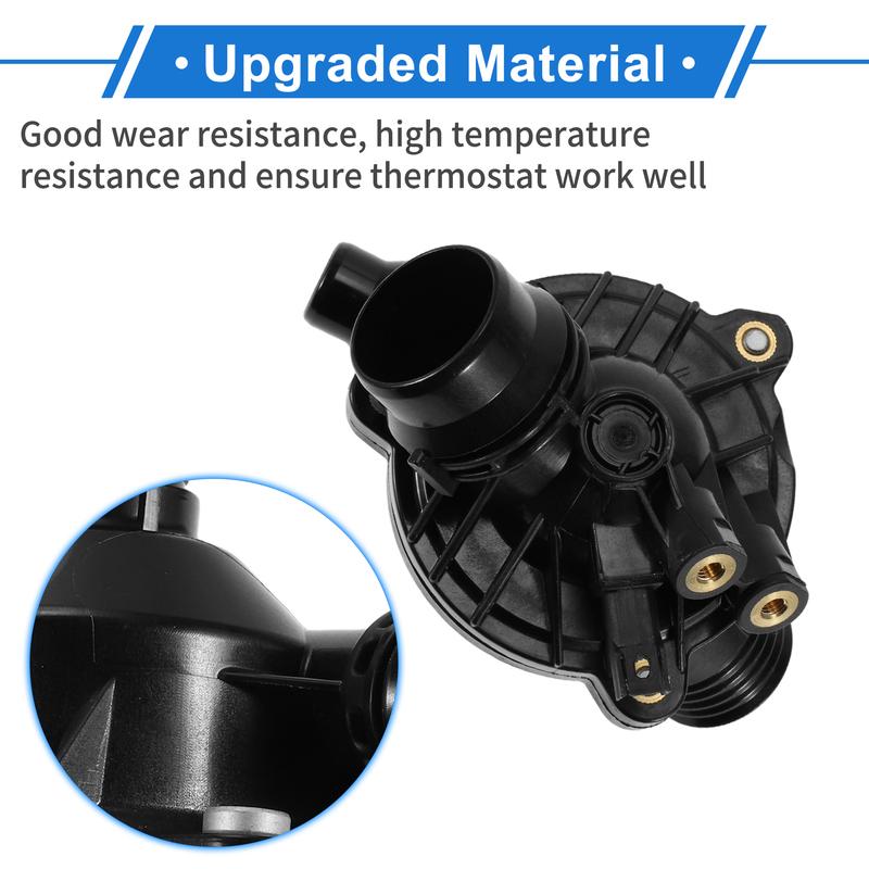 X Autohaux Coolant Thermostat Housing Assembly for BMW 328i 335i 2007-2013 No.11537536655