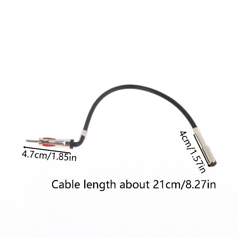 Aftermarket Car Radio Antenna Adapter Cable for Stereo Unit Simple Setup High Signal Performance for All Vehicle Models