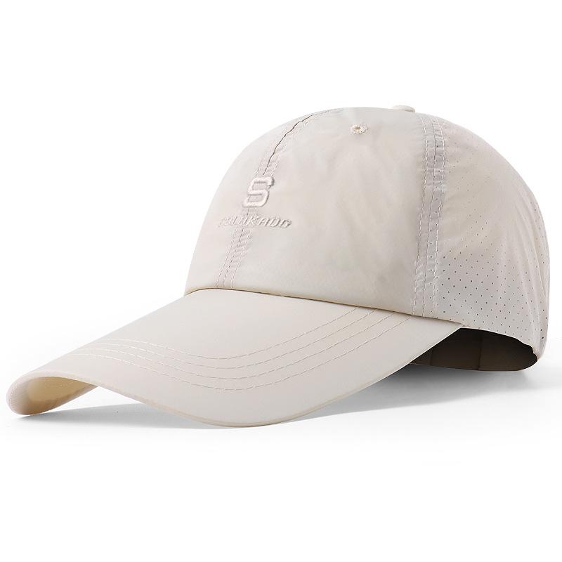 

Летняя быстросохнущая кепка для занятий спортом на открытом воздухе Тонкая бейсбольная кепка с буквами Женская шляпа от солнца Кепка с длинными полями Мужские шляпы с солнцезащитным козырьком Рыболовная шляпа Кепка бежевый