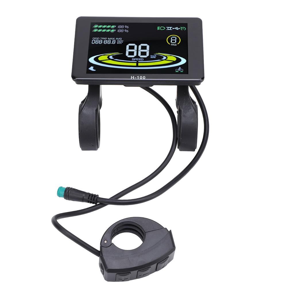 Elektroroller LCD-Display Geschwindigkeitsmesser Bildschirm 5-polige Instrumententafel mit wasserdichter Verbindung für