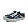 Vans Style 36 Fabric Abrasion Resistant Abrasion Resistant Low top Skateboard Shoes Unisex Blue VN0A3DZ3RFL(Team613-)