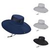 Summer Outdoor Fishing Hat For Men With Large Brim Sun Protection And Breathability