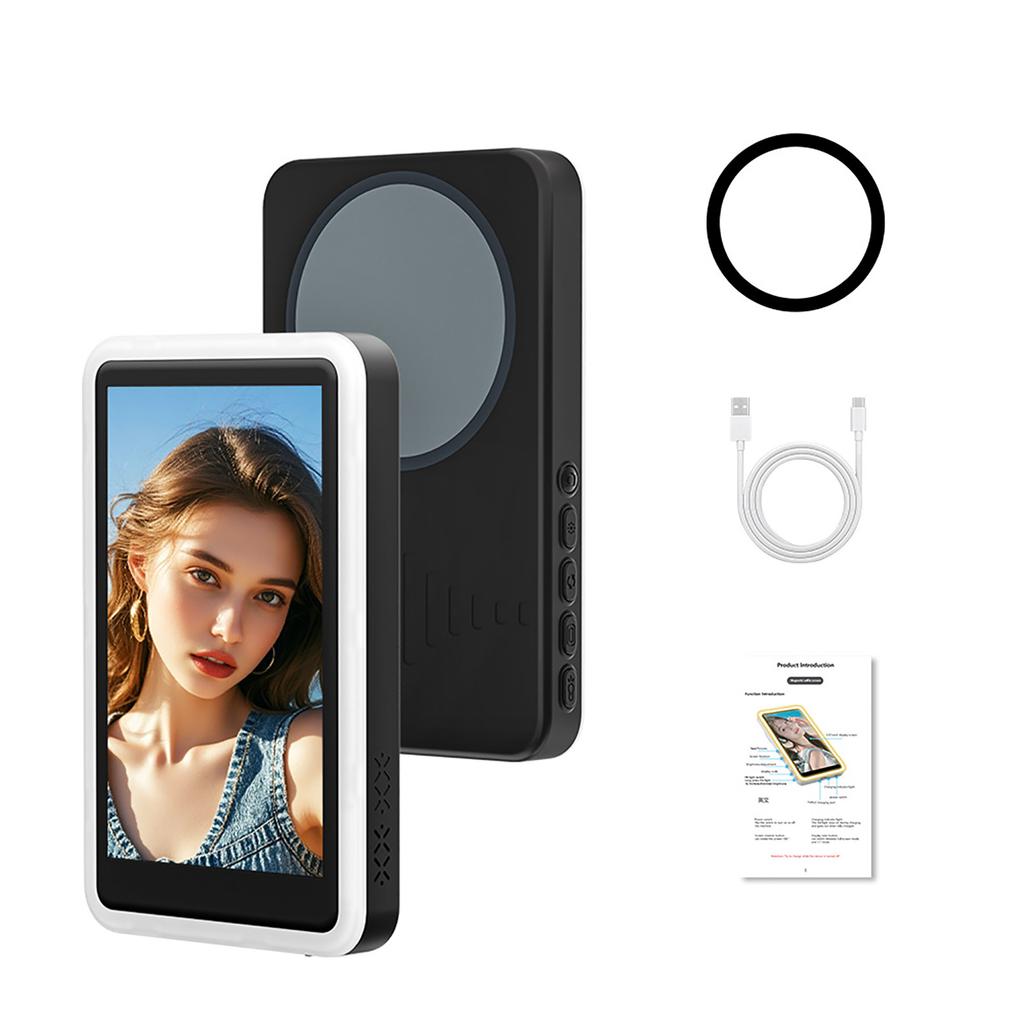 Vlog Selfie Monitorovací Obrazovka 4k 30fps Bluetooth Dálkové Ovládání, Monitor Telefonu pro Zadní Kameru pro Selfie Vlog Živé Vysílání