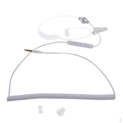 Universeller 3,5-mm-Akustikfeder-Anti-Locken-Kabel-Kopfhörer-Ohrhörer-Ohrlautsprecher mit Antwortschalter