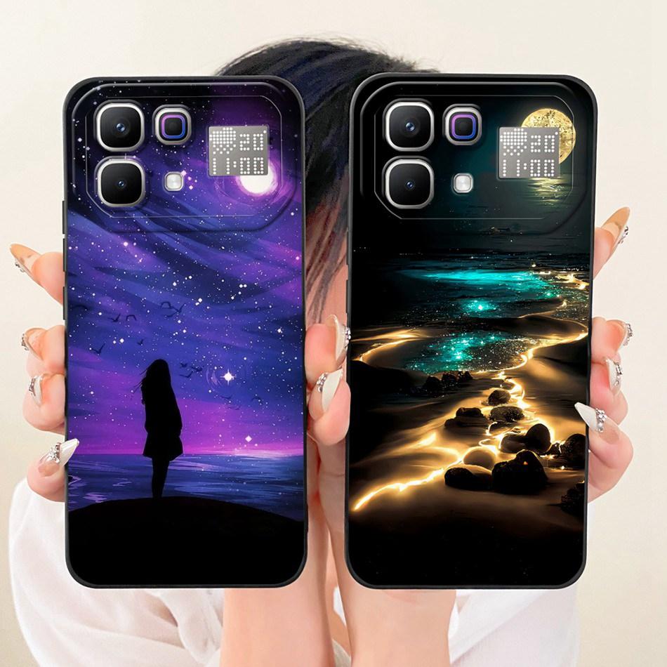 For Infinix Note 60 Pro Note60 Fashion Dusk Beach Painting Phone Case For Infinix Note 60 60Pro 5G Soft Silicone Covers Bumpers