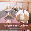 Space-Saving Multi-Functional Clothing Hanger Connector Hook for Home Storage and Organization