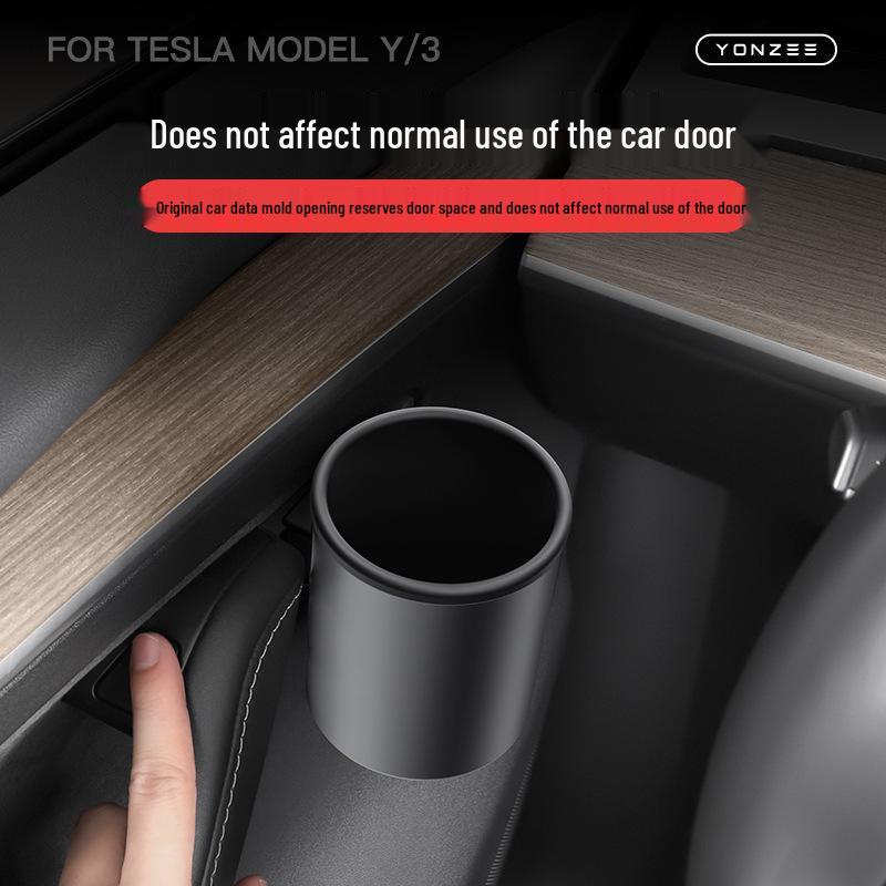 Speciální držák na nápoje pro Tesla Model 3/YL Nová edice Dveře a úložný prostor