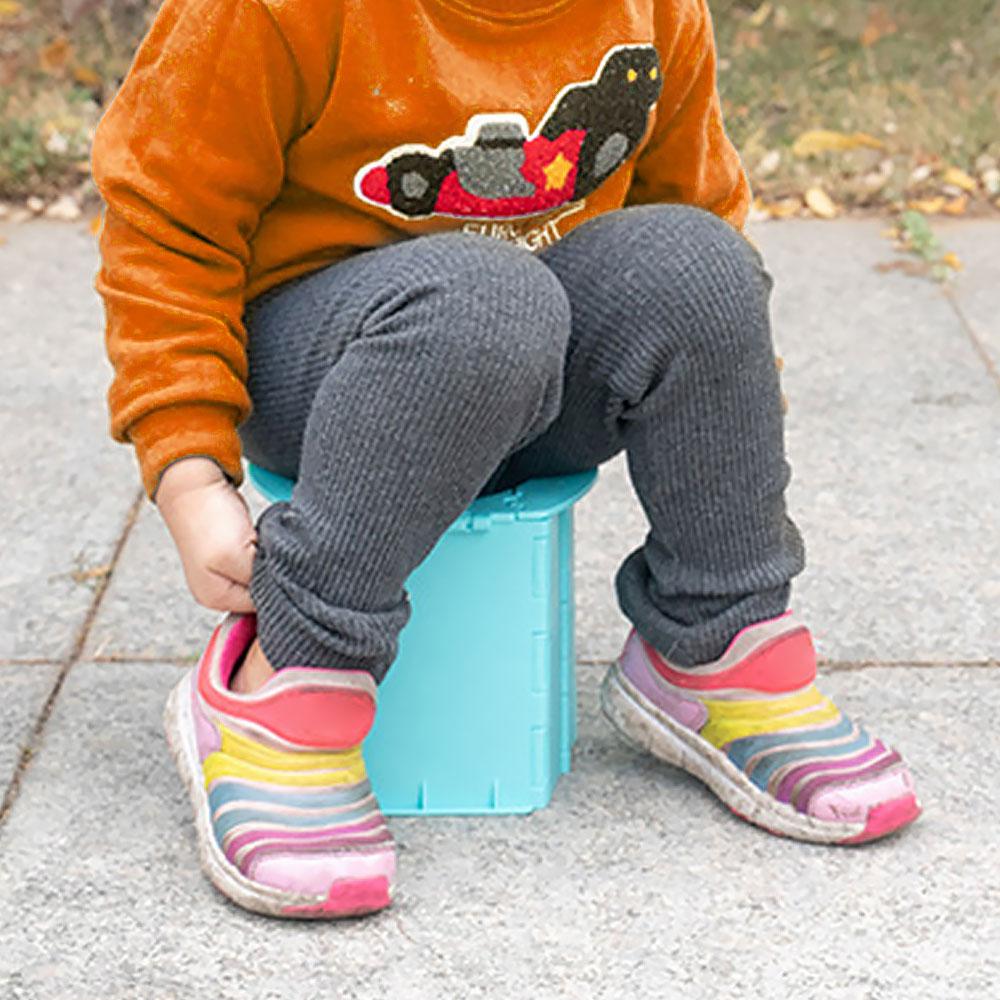 Travel Potty for Toddler Kid Portable and Foldable Toilet Apply to Seat Emergency Toilet for Car, Camping, Outdoor, Indoor