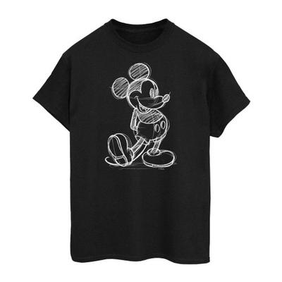 Mens Mickey Mouse Sketch Cotton T-Shirt