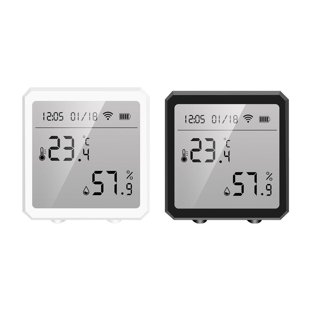 Für ZigBee Für Tuya Thermometer Hygrometer Digitales Feuchtigkeitsmessgerät mit App-Benachrichtigung