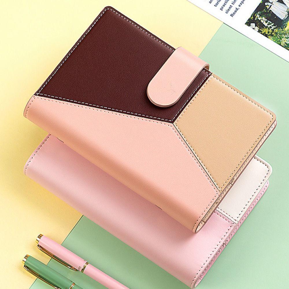 PU Leather A6 Budget Binders Set A6 Envelope Planner Envelope Challenge Notebook Event Notepad