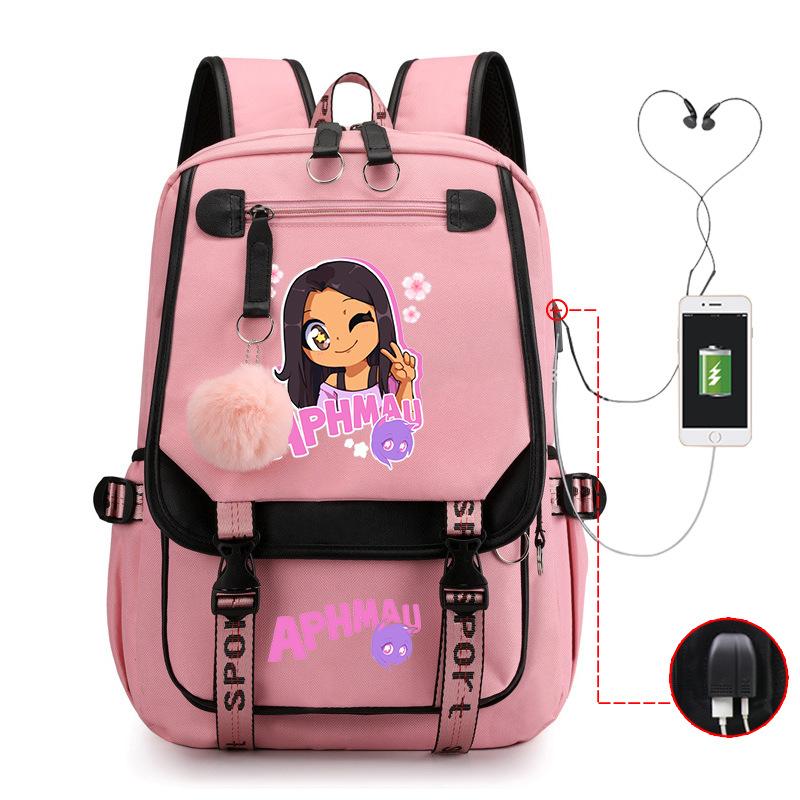 Cute Cartoon Junior High School Student Schoolbag Female Lightweight Large-Capacity Student Backpack