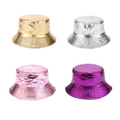 Men's And Women's Bucket Hat Leather Sun Hat Summer Outdoor Travel Foldable Bucket Hat