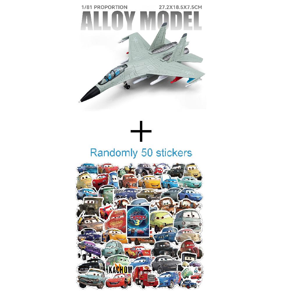 1:81 J-16 Fighter Model Toy Alloy Diecast Music Light Pull Back Launchable Missile Military Airplane Models for Boys Gifts