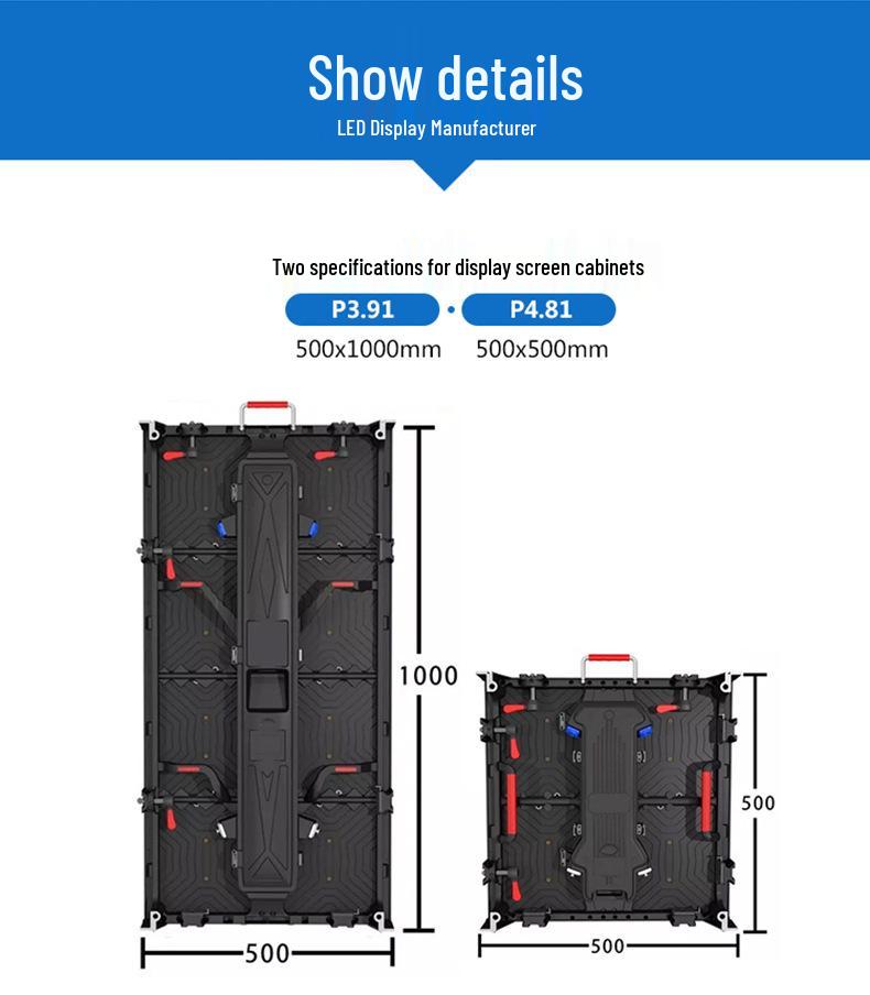 Indoor 3.91 P2.604 Full-Color LED Stage Display Screen for Electronic Advertising