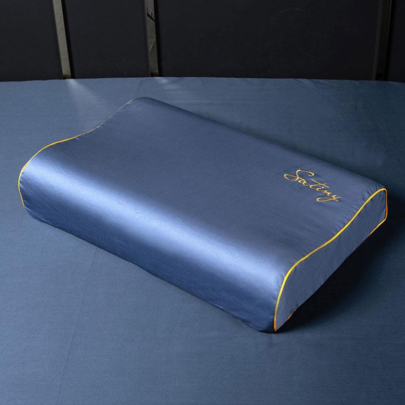 30x50/40x60cm Cotton Pillowcase Memory Foam Bed Orthopedic Latex Pillow Cover Sleeping Pillow Protector Pillowslip Bedding Set