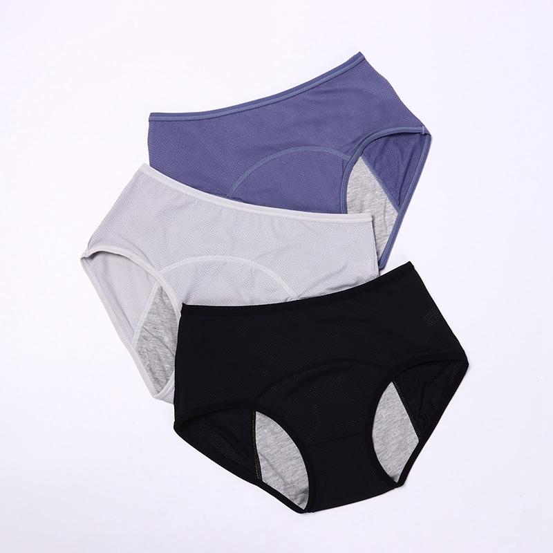 Menstrual Panties Women Sexy Pants Leak Proof Incontinence Cotton High Waist Underwear Women Briefs Period Lingerie