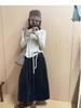 Autumn Winter Korean Style Fleece-Lined Warm Loose Fit Slimming Casual Pants for Women Wide Leg Corduroy
