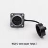 Weipu WS20 Series Aviation Socket Connector (2 To 15 Pins) WS20K4Z 20MM