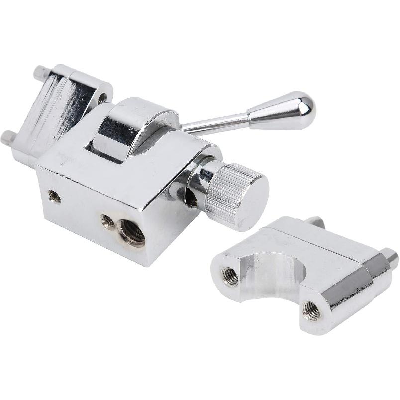 Abhebung Snare Drum Sieb Silber Metall mit Filterkopf Befestigungsschrauben Schlaginstrument Zubehör Zinklegierung