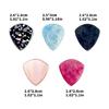 5pcs Acoustic Electric Guitar Picks Plectrum Celluloid Guitar Picks Accessories for Bass and Electric Guitar Playing