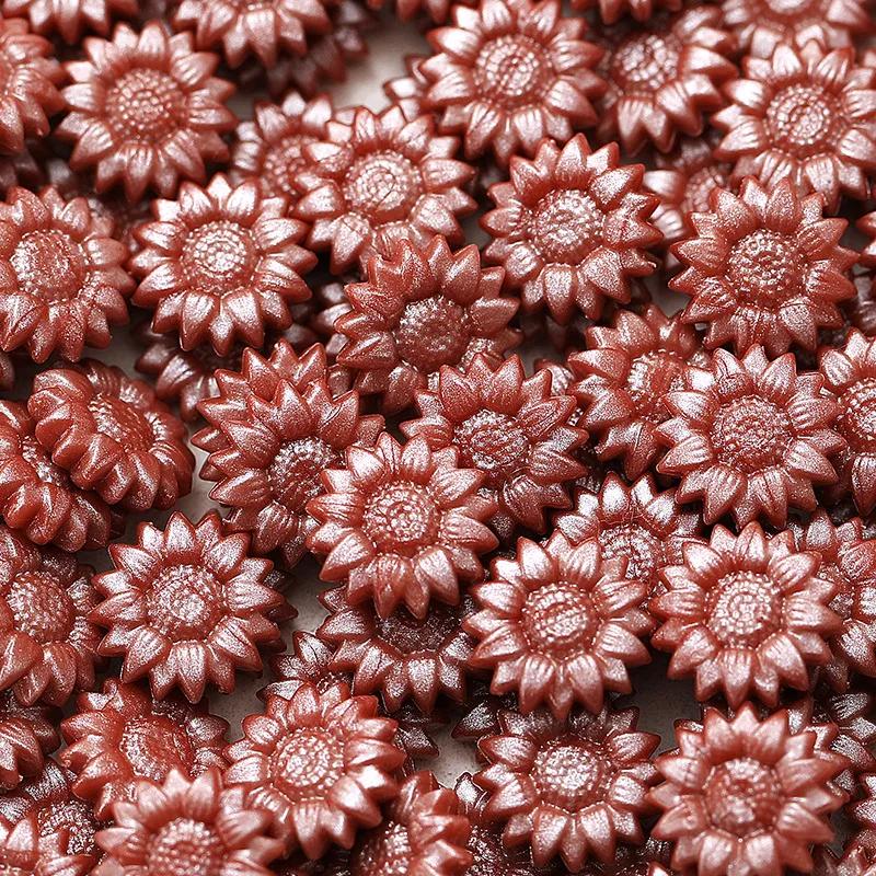 500g Cute Beautiful Mixed Color Sunflower Sealing Wax Particles  for Invitation Envelope Sealing Craft Decoration