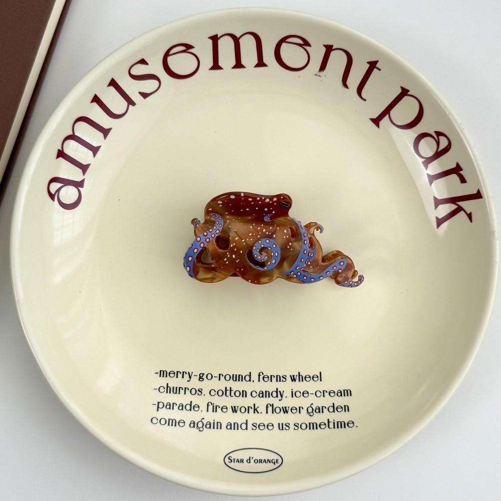 

Non Slip Hair Claw Clip Cartoon Acetate Hair Clips Unique Hair Barrettes Women Coffee-S