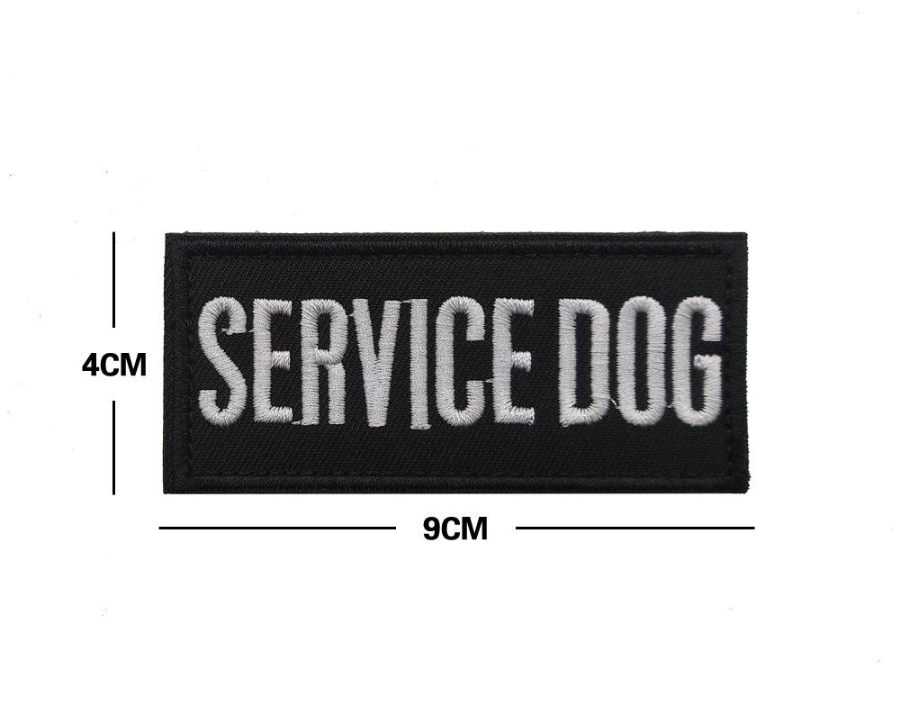 Taifeng 9x4cm Service Dog Harness Patch - Velcro Embroidered Cloth