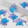 Flexible Turtles Shape Resin Mold Easy Releasing Design Silicone Texture for Epoxy Crafts and Creative Wall Decorations