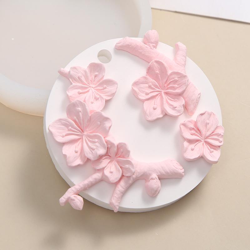 Peach Blossom Silicone Mold for DIY Crafts and Baking