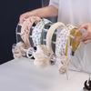 Versatile Acrylic Hairband Display Rack Elegant Clear Headband and Jewelry Stand Holder for Dressing Table or Retail