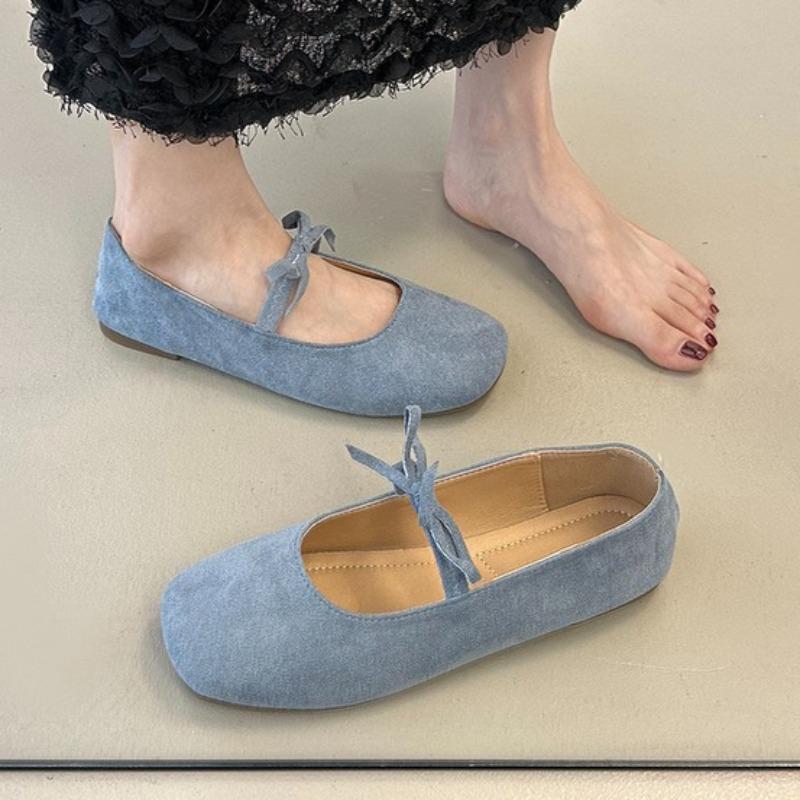 Fashion Bow Women Flats Soft Shoes 2025 Autumn Comfortable Sneaker Fashion Casual Woman Sandals New Trends Running Zapatillas De Mujer