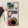 Custodia per Telefono One Piece Zoro Luffy per Apple iPhone 17 Pro Max 15 14 12 Plus Air 16e 16 Pro 13 11
