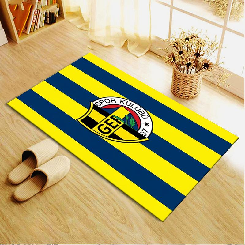 Fenerbahe Sk Teppich für Wohnzimmer Schlafzimmer Zuhause Sofadekoration Kinder Spiel Rutschfeste Bodenmatte