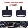 Front Rear Fresh Air Conditioning AC Vent Grille Slider Clip Repair Kit For BMW X5 X6 E70 E71 E72 2007-2014