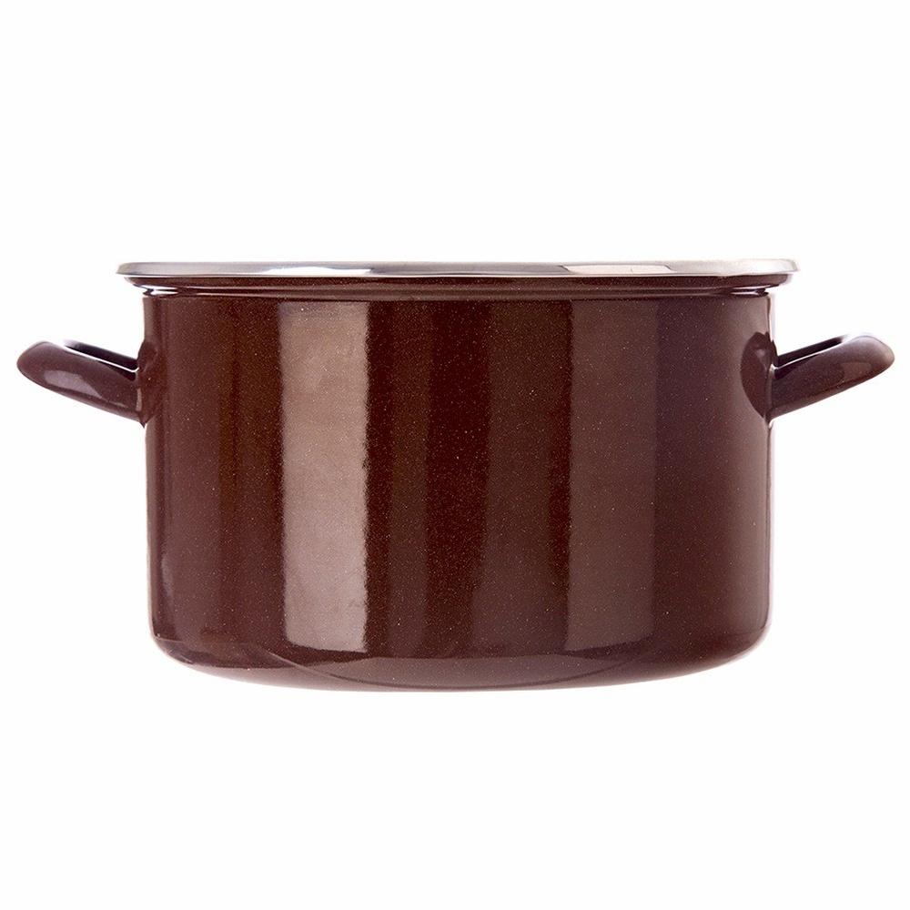 Garnek Emaliowany do Gotowania Tradycyjny na Gaz Indukcję 22 cm 4L