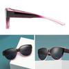 Summer UV Protection Driving Use Sunglasses Round Shape Frames Retro Wear Over Spectacles Y2K Black Shades for Female Male