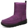 Cotton boots women's winter women's shoes fleece thickened boots polyurethane lightweight cotton shoes warm snow boots