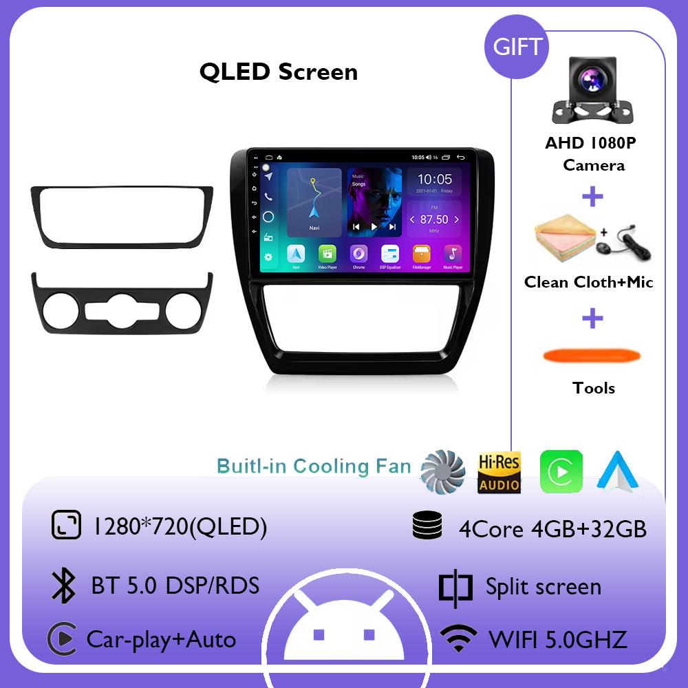 10inch Car Radio For Volkswagen VW Jetta 6 MK6 2011 - 2018 Wireless Carplay Android Auto Multimedia Player Car Stereo Navigation