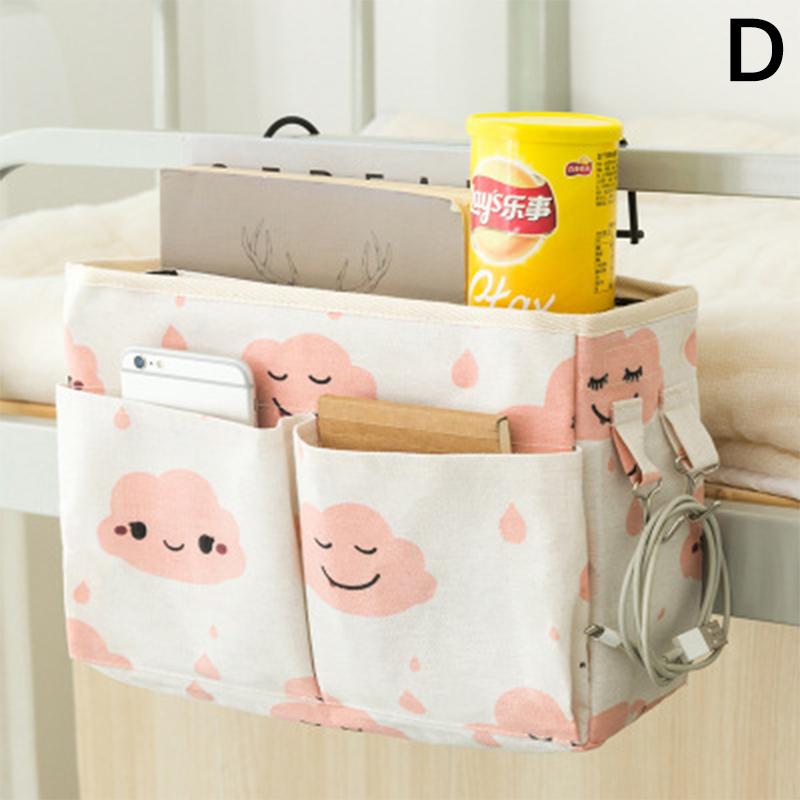 Bedside Caddying Bed Organizer Storage Bag With Pockets Pocket For Dorm Bedroom Kitchen Organization Storage Bag
